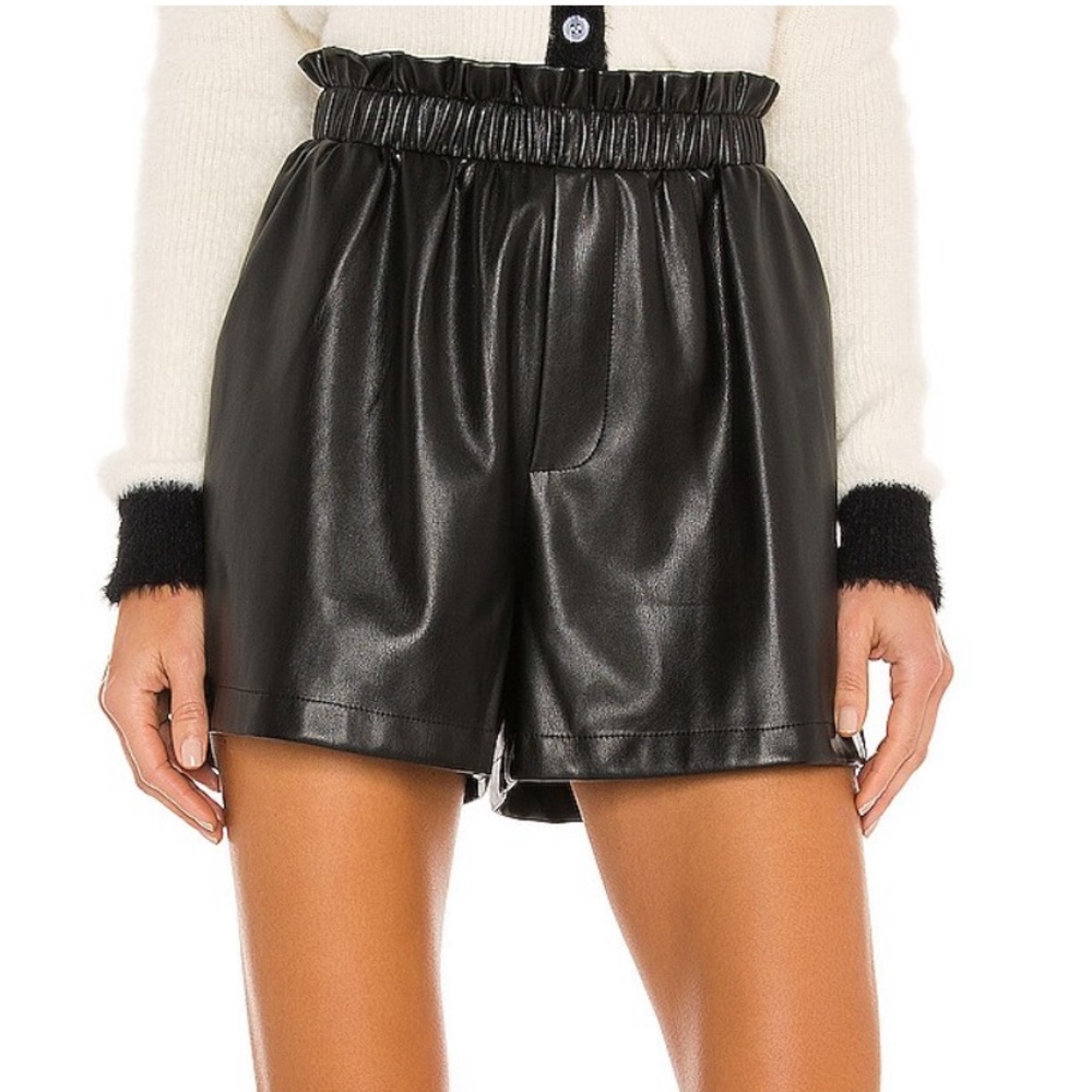 BB Dakota Steve Madden Out Of The Bag Leather Shorts